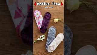 Cloth Pads for Every Flow 💖🩸💖 #clothpads #menstrualcup #period #shorts #reusablepads #tiktok