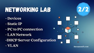 Networking Lab GNS3 (Devices, Static IP, PC to PC Connection, LAN, DHCP Configuration, VLAN) Part 2