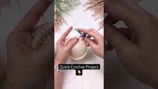 Quick & Easy Crochet Coaster Project. The Wreath Coaster can be for Spring too!