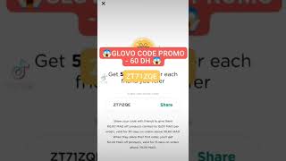 صالح للحسابات الجديدة ✅GLOVO CODE PROMO 60 DH 😱😍#GLOVO #GLOVOAPP #CODEPROMOGLOVO