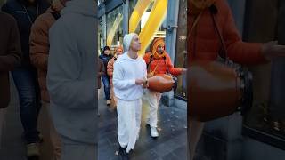 Hare Krishna Maha Mantra on the Streets of Liege 🙌