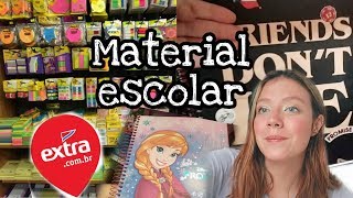 COMPRANDO MEU MATERIAL ESCOLAR: TOUR pela papelaria do EXTRA