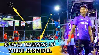 AUTO KELUAR JARING !!! SI RAJA WARMING UP - YUDI KENDIL GARUT