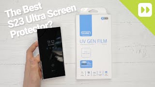 S23/S23 plus/S23 Ultra Whitestone Dome UV Gen Film Screen Protector Installation