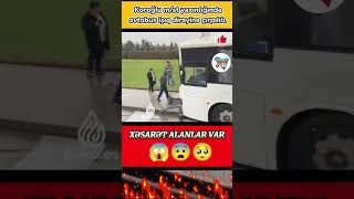 Koroğlu m/st yaxınlığında avtobus işıq dirəyinə çırpılıb 😱😨🥺