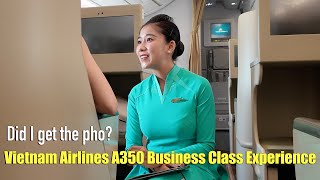 Vietnam Airlines A350 Business Class Experience:Did I get the pho?