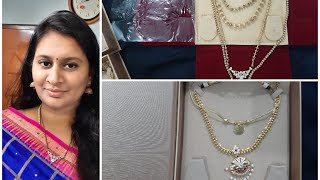 My gold necklace and long chain  collections  with weight ## part 2 ( light weight collection)##