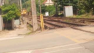 Trem chegando no Patio de Barra do Pírai