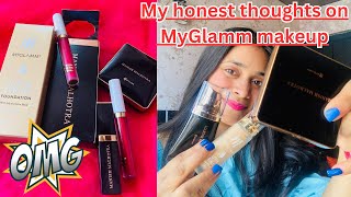 *Unsponsored* MyGlamm Makeup Review | FULL FACE MyGlamm MAKEUP #desiglam