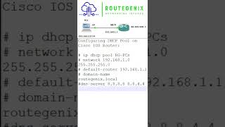 NanoBytes by Route Genix | Configuring DHCP on Cisco Router