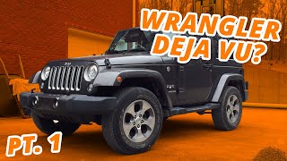 Wrangler Rebuild Deja Vu - From Leather to Cloth Pt. 1