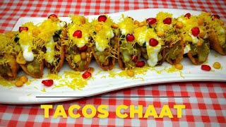 Tacos Chaat/ Taco Chaat/ Evening Snack Recipe