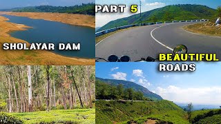 Valparai bike ride tamil | Part 5 | Sholayar dam to waterfalls tea estate | Valparai tourist places