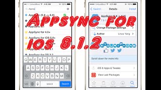 How to install Appsync on ios 8.1.2 /iPod/iPhone/iPad