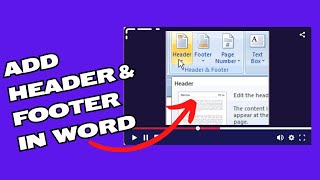 Easiest Way to Add Header and Footer in Word [EASY TUTORIAL]