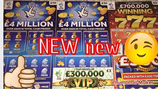 NEW 4 MILLION £10 BLUE 😱WINNING 777💥FULL OF £500🍀😱CASH WORD🔥🔥🤞🤞