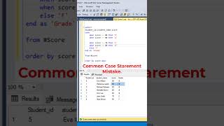 #SQL Avoid This Common Mistake With Case Statement. #datascience #programming #coding #sqltutorial