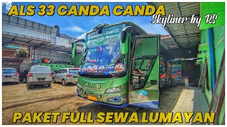 JARANG DILIPUT ⁉️ BUS ALS 03 "CANDA CANDA" FULL PAKET DAN SEWA MENUJU MEDAN || SKYLINER BY RS