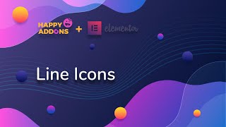 Line Icons | Happy Addons for Elementor