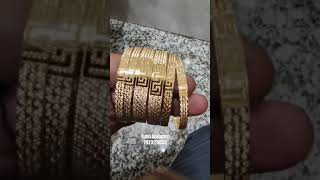 Versace gold bangles / cnc gold bangles design ❤️ #goldbanglesdesign #youtubeshorts #sunildesigner