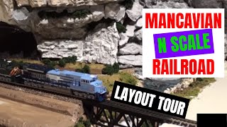 ManCavian N scale Railroad Tour - DaBob's ManCave  🚂