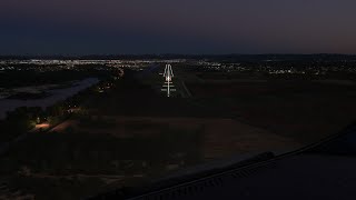 Dusk Arrival into Basel Airport (LFSB) | Fenix A320 CFM | MSFS