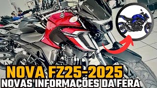 🚨Novas INFORMAÇÕES da YAMAHA FZ25 2025 que SERÁ LANÇADA