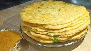 Soft Rice Chappathi Recipe | Instant Breakfast Recipe | Instant Dinner Recipe | Rice flour Adai