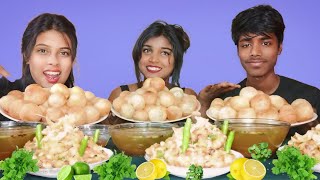 30-30 SPICY🔥TANGY PANIPURI EATING CHALLENGE  with my SIBLINGS  #panipuri #golgappa #eatingchallenge