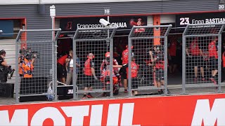 [#1 Pecco] Bike Preparing for Practice  ทีมช่างกำลังเตรียมรถให้เป็กโก้ออกไปซ้อม  #JapaneseGP2024