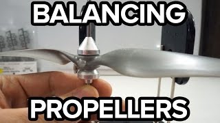 In depth video how to balance multirotor propellers using a dubro prop balancer - Ontaerial