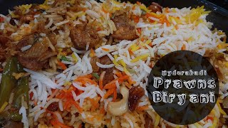 Prawns Biryani | Hyderabadi Style | Dum Biryani