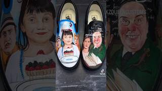 I made some Matilda Vans!  #matilda #vans #sneakerart #artwork #painting #art #customshoes #artist