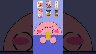 Kirby Animation - Pororo Convenience Store Food Mukbang #shorts