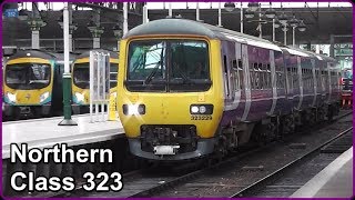 Northern Rail Class 323 Train - Manchester Piccadilly Station, England