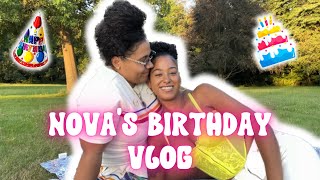 Nova’s Birthday Celebration *VLOG | Hibachi Dinner | Nova Opening her Gift | Couple Games in Nature