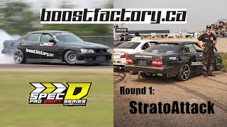 Spec D Pro Drift Series - Round 1 w/ Tristan McLennan || BoostFactory