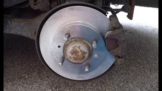 Volvo S40 - Rear Brake Replacement (Pads and Rotor)