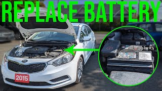 How to [EASILY] Replace the Battery - Kia Forte (2014-2018)