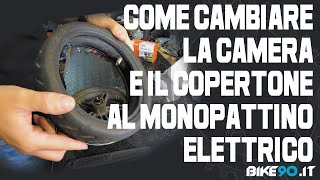 Come cambiare la camera d' aria e copertone al monopattino elettrico⚡