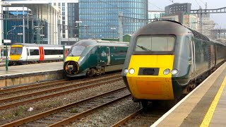 Trains at Cardiff Central - 17/02/23