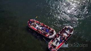 BUS2ALPS RAFTING IN SWITZERLAND | iDrone Aerials