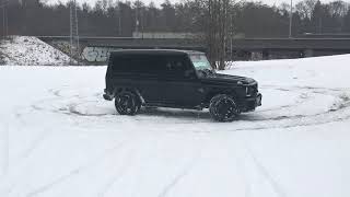 mercedes G63 amg brabus drift