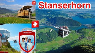 Stanserhorn ⛰️ Cabrio, Stanserhornbahn ❣️ Nidwalden Switzerland 🇨🇭 beautiful round tour vlog 💚