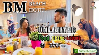 BM BEACH HOTEL | Ras Al Khaimah | #dubai | buffet day vlog 2 |