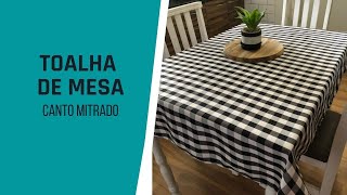 TOALHA DE MESA FÁCIL - estilo farmhouse