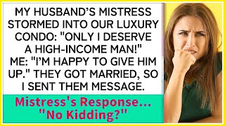 Mistress Demands My Wealthy Husband  But Her Reaction to My Message After Marriage Was