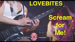 Coach Reacts: Lovebites - Scream for Me (Daughters of the Dawn Live in Tokyo 2019