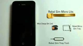 Rebel Micro Sim Lite Sim Tray & Install & programming Guide