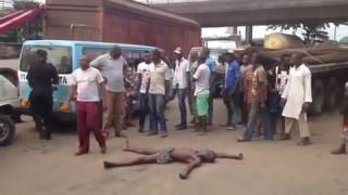 Few Dead as LASTMA and Commercial Drivers Clash In Costain Bus stop.